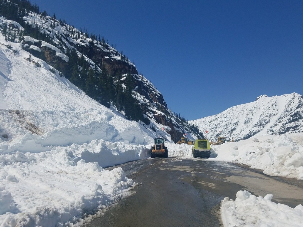 WSDOT Making Progress Clearing North Cascades Highway Lake Chelan