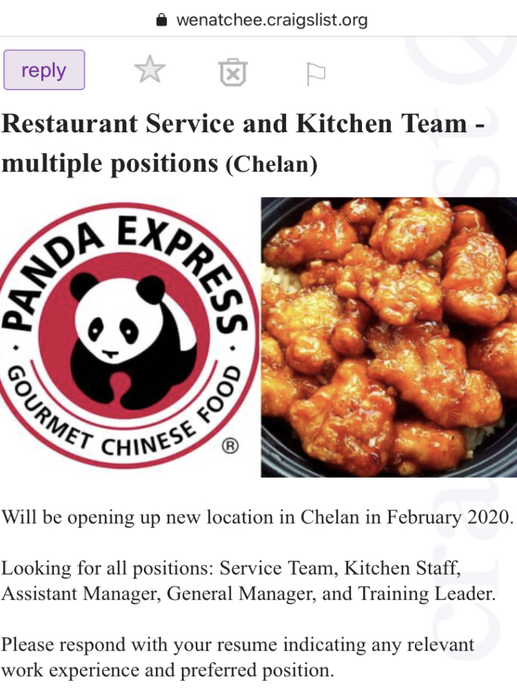 panda express general manager job description