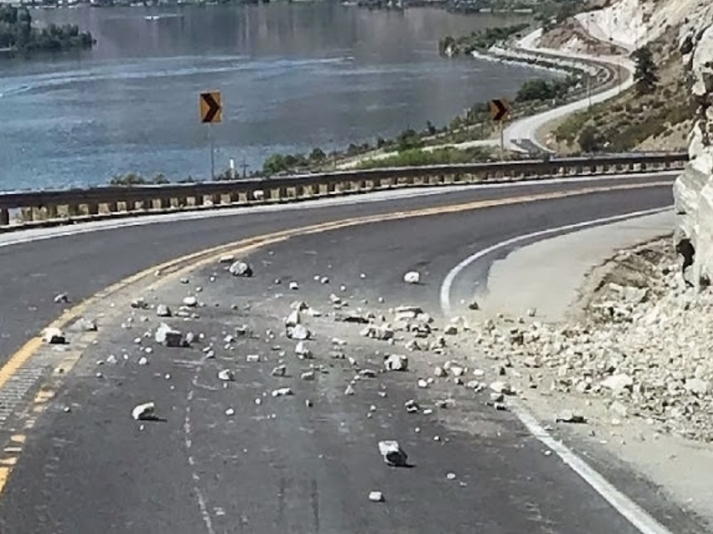 WSDOT Tunnel Closure Coincides with Rock Scaling Work on 97A Lake