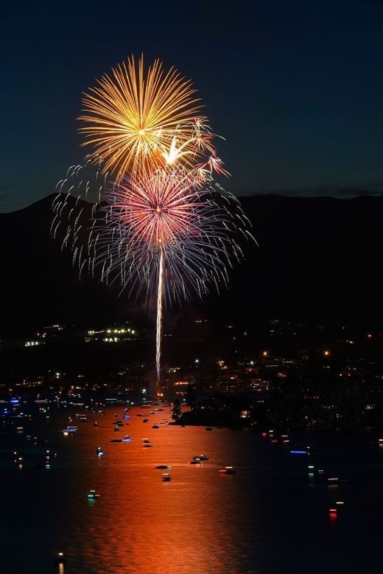 Manson Fireworks Display Spectacular As Always Lake Chelan News and