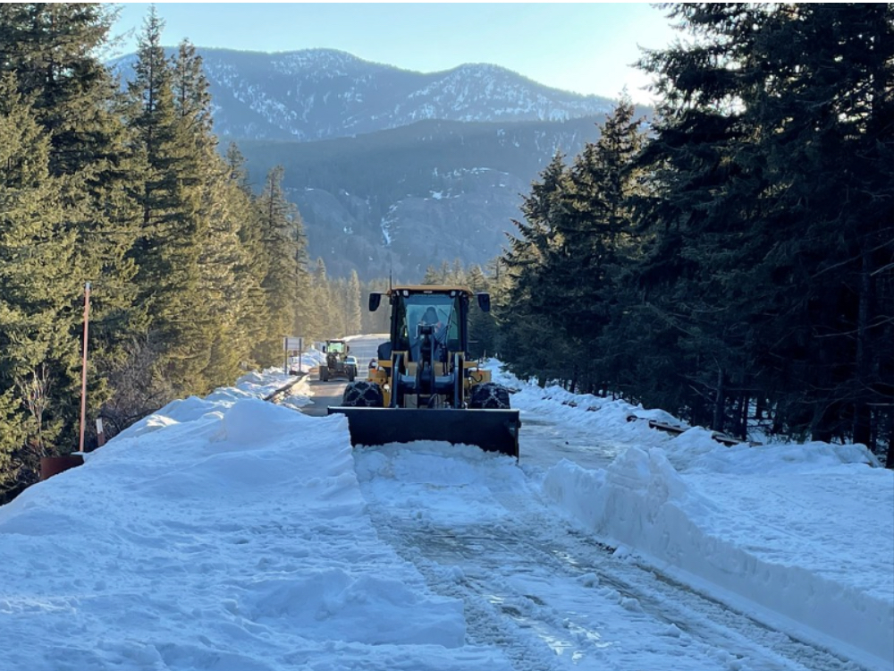 WSDOT Reports Slow Progress on Highway 20 Snow Removal Lake Chelan