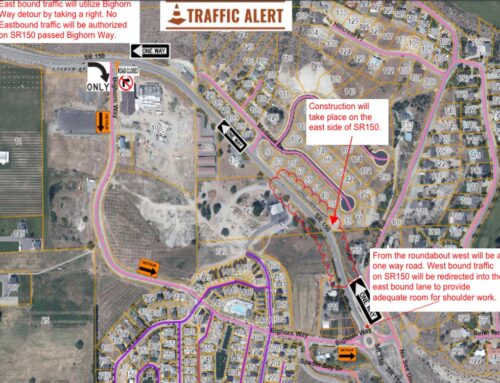Traffic Revisions at Hwy. 150 Roundabout on Tuesday and Wednesday