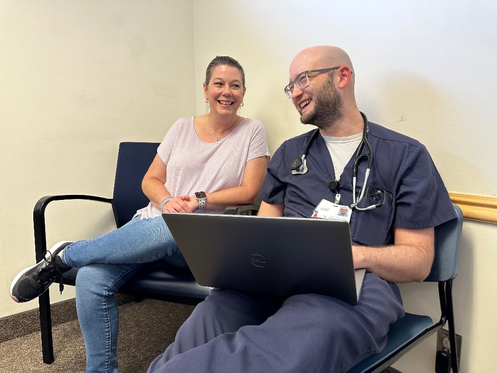Dr Goeser at work